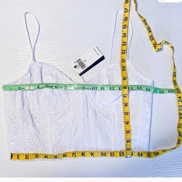 Polo Ralph Lauren Eyelet Linen Bustier - ASO - Taylor Swift! - Picture 13 of 14